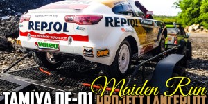 Beitragsbild des Blogbeitrags Tamiya DF-01 PROJECT “LANCERLOT” – Maiden Run