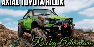 Beitragsbild des Blogbeitrags Axial Toyota Hilux – Rocky Adventure
