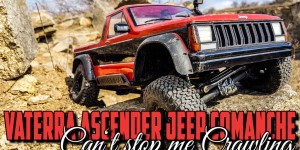 Beitragsbild des Blogbeitrags Vaterra Ascender Jeep Comanche – Can’t stop my trailing 