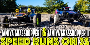 Beitragsbild des Blogbeitrags Tamiya Grasshopper I & Grasshopper II – Speed Runs on 3S