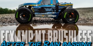 Beitragsbild des Blogbeitrags 1/10 ECX AMP MT Brushless – After the rain bashing 