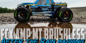 Beitragsbild des Blogbeitrags 1/10 ECX AMP MT Brushless – After the rain bashing