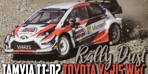 Beitragsbild des Blogbeitrags Tamiya TT-02 Toyota GAZOO Racing Yaris WRC – Rally Dust