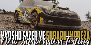 Beitragsbild des Blogbeitrags Kyosho Fazer VE Subaru Impreza – New Suspension Testing 