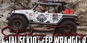 Beitragsbild des Blogbeitrags Axial SCX10 Jeep Wrangler – Saturday Trailing