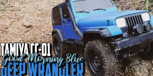 Beitragsbild des Blogbeitrags Tamiya CC-01 Jeep Wrangler – Good Morning Blue