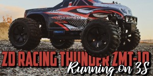 Beitragsbild des Blogbeitrags ZD Racing Thunder ZMT-10 4WD Brushless RTR – #2: Running on 3S (GearBest)