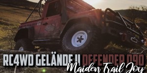 Beitragsbild des Blogbeitrags RC4WD Gelände II Defender D90 – Maiden Trail Joy 