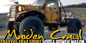 Beitragsbild des Blogbeitrags Traxxas TRX4 Sport Dodge Power Wagon – Maiden Crawl 