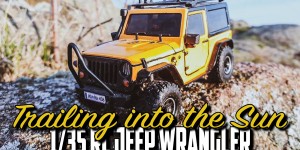 Beitragsbild des Blogbeitrags 1/35 RC Jeep Wrangler – Trailing into the Sun