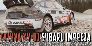 Beitragsbild des Blogbeitrags Tamiya XV-01 Subaru Impreza 08 Rally – Maiden Power Run!