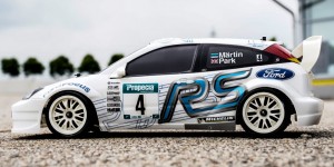 Beitragsbild des Blogbeitrags Tamiya TL-01 Ford Focus WRC 03 – Maiden test run! 