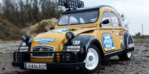 Beitragsbild des Blogbeitrags 1/10 RC Tamiya Citroen 2CV Rally (M-05Ra) – The Maiden Run 