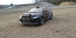 Beitragsbild des Blogbeitrags Tamiya XV-01 Long Damper Spec – Mitsubishi Lancer Sliding Madness 