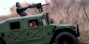 Beitragsbild des Blogbeitrags 1/10 RC Humvee (Trasped HG P408) – The maiden run with Arnie