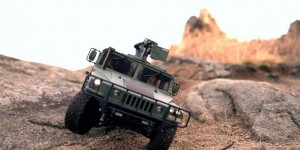 Beitragsbild des Blogbeitrags 1/10 RC Humvee HG P408 – A little bit more trailing with Arnie