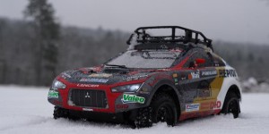 Beitragsbild des Blogbeitrags Tamiya DF-01 Mitsubishi Racing Lancer – Racing through the White
