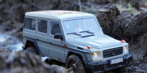 Beitragsbild des Blogbeitrags RC Mercedes Benz G-Wagon – #1: Maiden Run through the mud