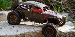 Beitragsbild des Blogbeitrags Custom RC Crawler Volkswagen Bug (Bugzilla) – The lost stream 