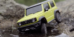 Beitragsbild des Blogbeitrags Kyosho MINI-Z 4×4 Suzuki Jimny Sierra – Rocks cant stop me! 