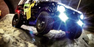 Beitragsbild des Blogbeitrags Tamiya Suzuki Jimny is doing good on the trial course