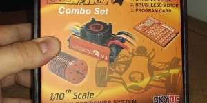 Beitragsbild des Blogbeitrags Brushless combo for project AMP arrived.