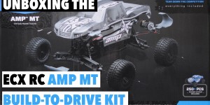 Beitragsbild des Blogbeitrags Unboxing the ECX AMP MT 1/10 Scale 2WD Kit Monster Truck