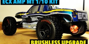 Beitragsbild des Blogbeitrags ECX AMP MT Kit Brushless Upgrade 