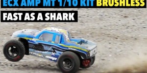 Beitragsbild des Blogbeitrags ECX AMP MT 1/10 Kit Brushless – Fast as a shark