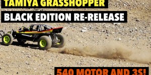 Beitragsbild des Blogbeitrags Tamiya Grasshopper Black Edition Re-Release 540 Motor and 3S!