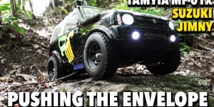 Beitragsbild des Blogbeitrags Tamiya MF-01X Suzuki Jimny – Pushing the envelope