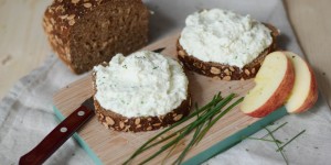 Beitragsbild des Blogbeitrags Herbstlicher Apfelkren Topfen Aufstrich 