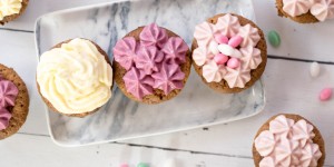 Beitragsbild des Blogbeitrags Pastellfarben Oster-Cupcakes 