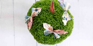 Beitragsbild des Blogbeitrags Geldgeschenk zur Hochzeit schnell und hübsch verpackt