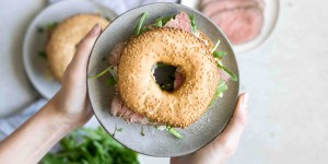 Beitragsbild des Blogbeitrags Roastbeef Bagel und ein wenig Inspiration für ein Weihnachtsgeschenk 