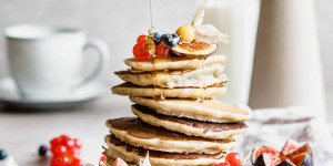 Beitragsbild des Blogbeitrags Bananen Pancakes ohne Zucker