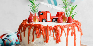 Beitragsbild des Blogbeitrags Feuerwehrtorte zum Kindergeburtstag 