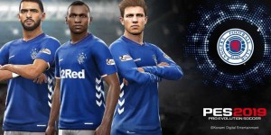 Beitragsbild des Blogbeitrags Glasgow Rangers als neuer Partnerklub von PES 2019 vorgestellt