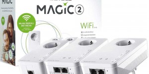 Beitragsbild des Blogbeitrags Devolo Magic 2 WiFi im Praxis-Test – Schnelles Internet im ganzen Haus 