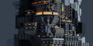 Beitragsbild des Blogbeitrags Minecraft-Spieler baut in Feinarbeit eine Cyberpunk-Szene nach 