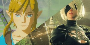 Beitragsbild des Blogbeitrags Zelda: Breath of the Wild trifft auf Nier Automata – So sieht 2B in der Welt von Hyrule aus 