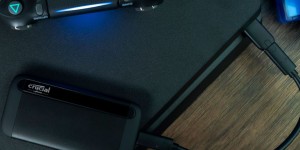 Beitragsbild des Blogbeitrags Mehr PS4-Speicherplatz! Hardware-Review: Crucial X8 Portable SSD