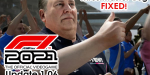 Beitragsbild des Blogbeitrags Endlich! Patch 1.06 behebt “Force Feedback”-Bug in F1 2021.