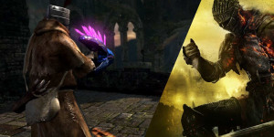 Beitragsbild des Blogbeitrags Dark Souls: Mod fügt Halo-Waffen wie den Needler hinzu