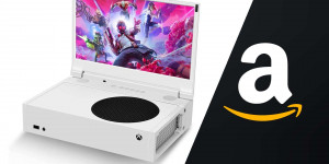 Beitragsbild des Blogbeitrags Xbox-Handheld? – Monitoraufsatz macht Xbox Series S “tragbar”