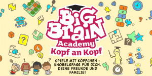 Beitragsbild des Blogbeitrags Big Brain Academy: Kopf an Kopf (Switch) – Game Review 