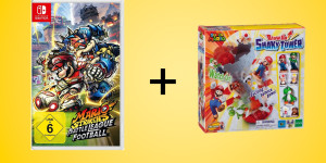 Beitragsbild des Blogbeitrags Gewinnspiel – Mario Strikers: Battle League Football und Blow UP! SHAKY TOWER