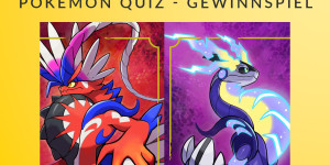 Beitragsbild des Blogbeitrags Pokemon Quiz – Gewinne einmal Pokemon Karmesin oder Pokemon Purpur