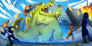 Beitragsbild des Blogbeitrags Terror of Hemasaurus (Switch) – Game Review