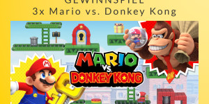 Beitragsbild des Blogbeitrags Gewinnspiel – 3x Mario vs. Donkey Kong 